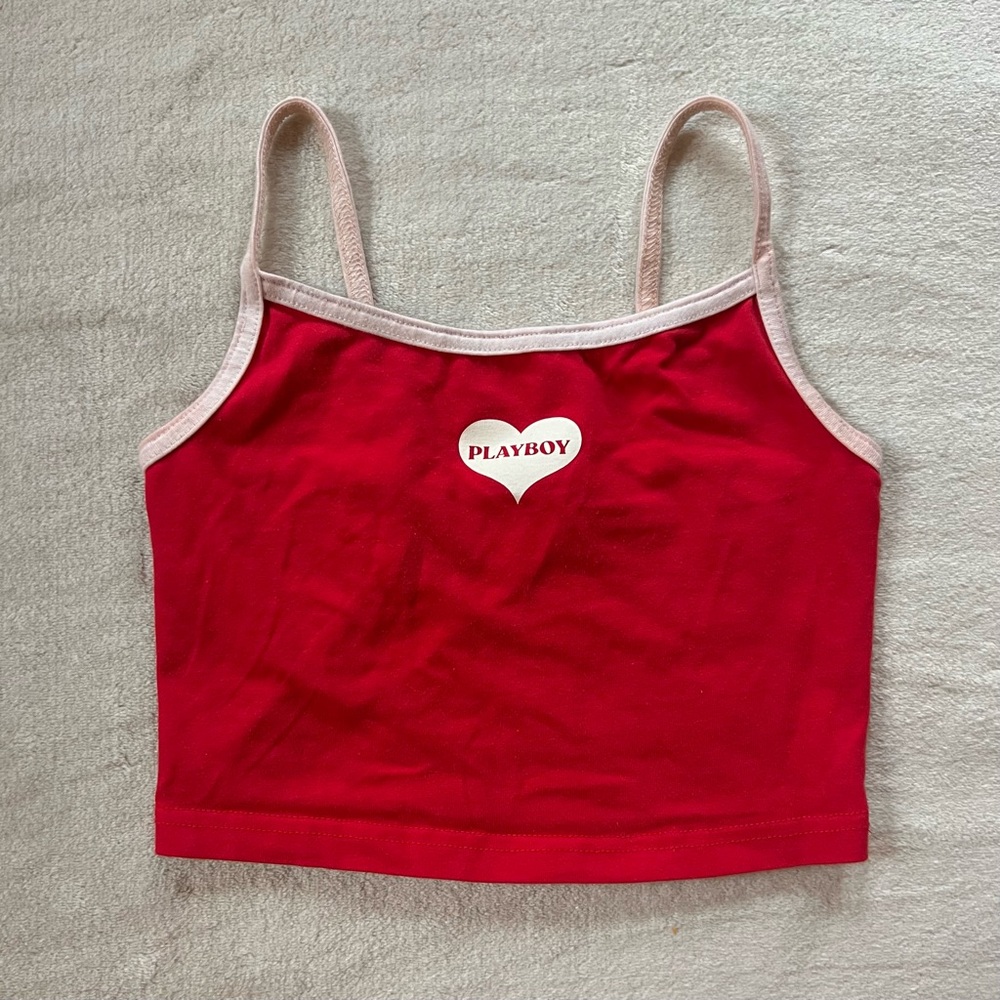 Red PlayBoy Heart Tank